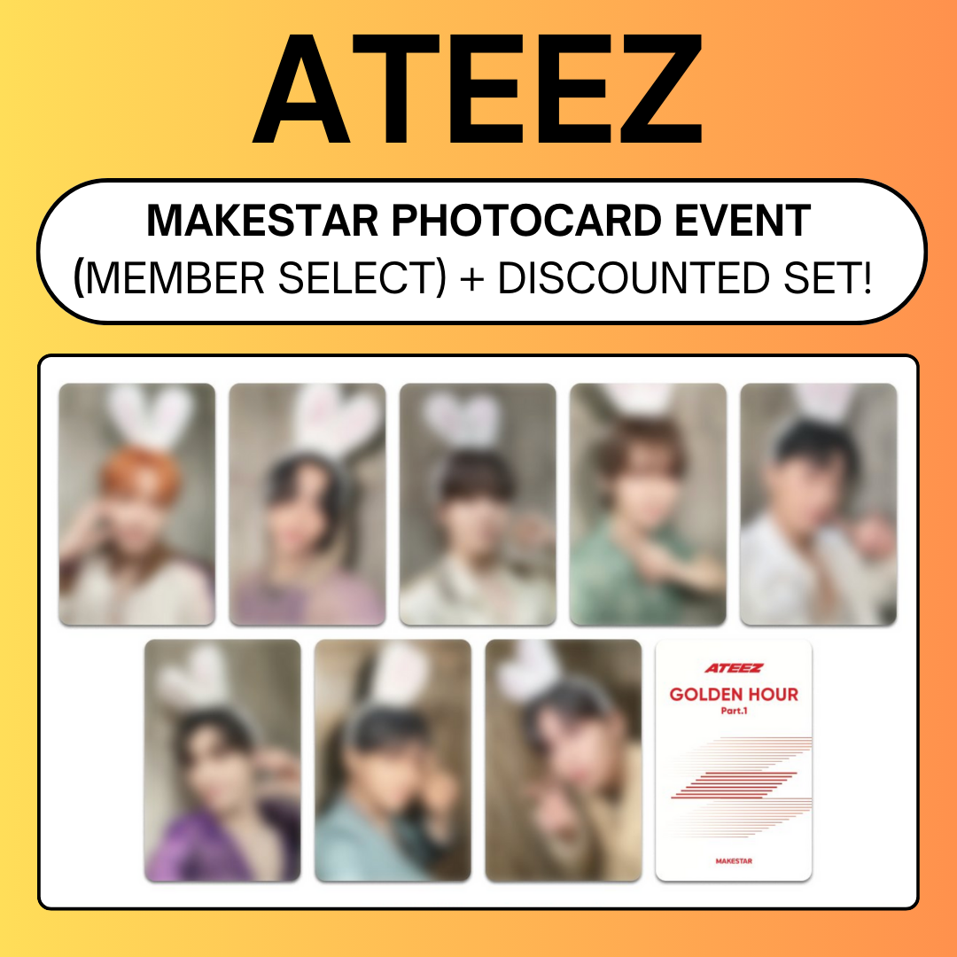 Ateez Makestar Signed sold Photocards