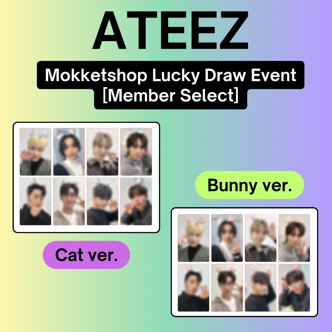[MOKKETSHOP] ATEEZ: THE WORLD EP.FIN : WILL LUCKY DRAW EVENT