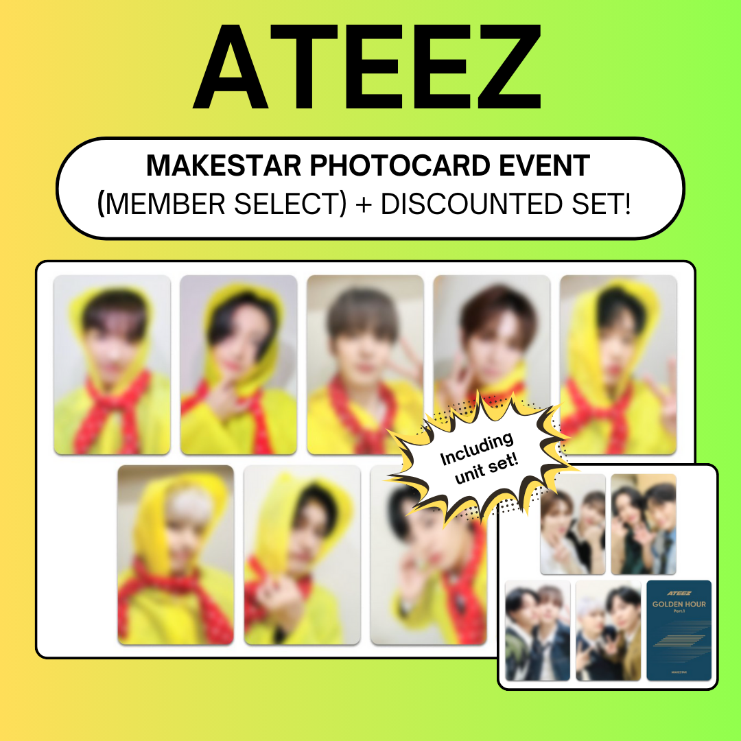 [6/12 MAKESTAR PHOTOCARD EVENT PART 3] ATEEZ - [GOLDEN HOUR : Part.1]