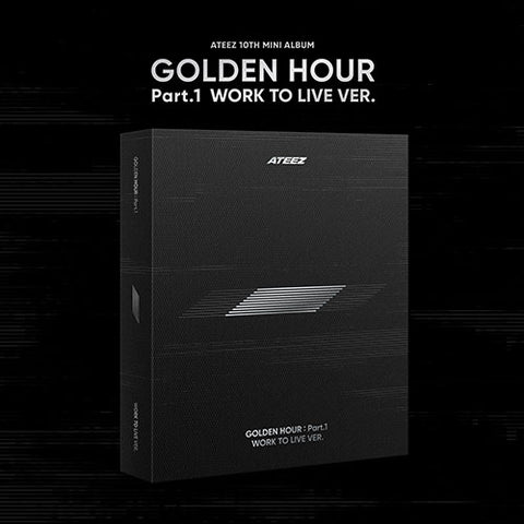 [APPLEMUSIC | TOKTOQ | EVERLINE] ATEEZ - [GOLDEN HOUR Part.1 'WORK TO LIVE VER.'] (PRE-ORDER)