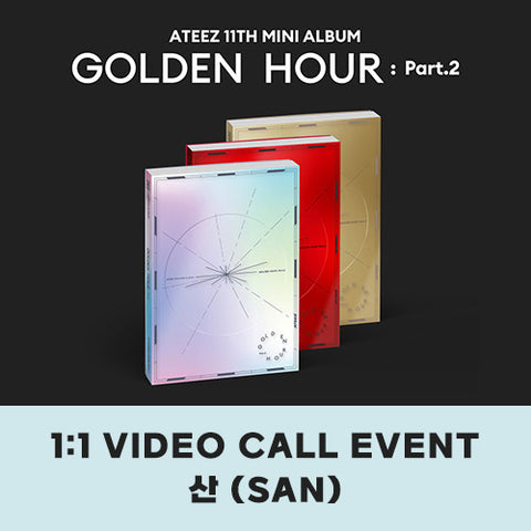 [11/23 1:1 VIDEO CALL EVENT BY APPLEMUSIC] ATEEZ - GOLDEN HOUR: Part.2 (ALBUM ver.) (PRE-ORDER)