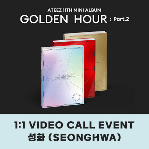 [11/23 1:1 VIDEO CALL EVENT BY APPLEMUSIC] ATEEZ - GOLDEN HOUR: Part.2 (ALBUM ver.) (PRE-ORDER)