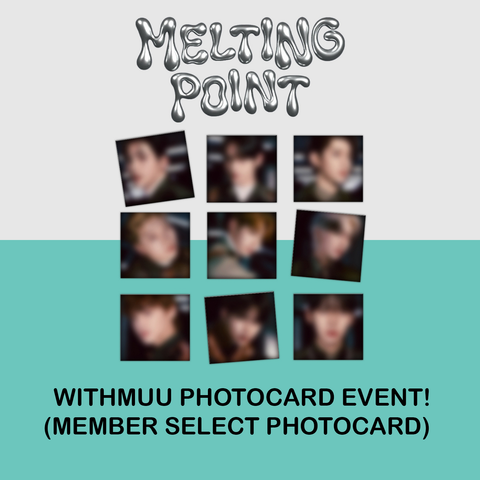 [PHOTOCARD EVENT - WITHMUU] ZEROBASEONE - THE SECOND MINI DIGIPACK VER. ALBUM 'MELTING POINT