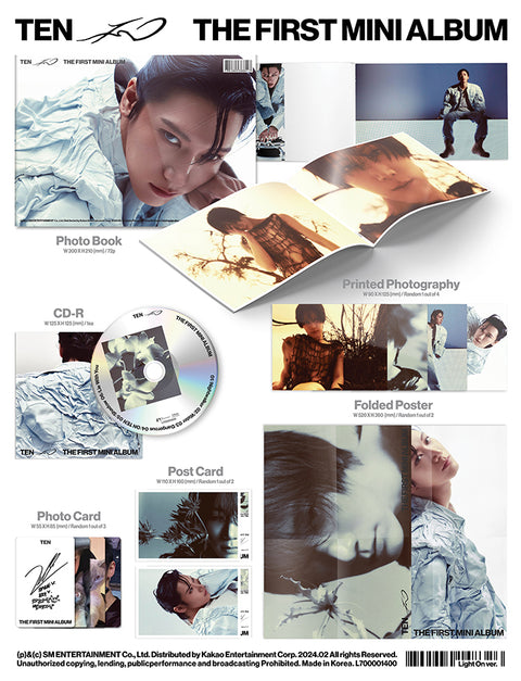 [4/14 1:1 VIDEO CALL EVENT BY SOUNDWAVE] TEN - TEN / 1ST MINI ALBUM (Light On Ver.) (PRE-ORDER)