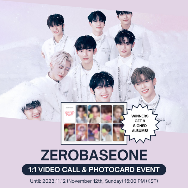 [VIDEO CALL EVENT BY MAKESTAR] ZEROBASEONE - THE SECOND MINI DIGIPACK VER. ALBUM 'MELTING POINT' PRE-ORDER