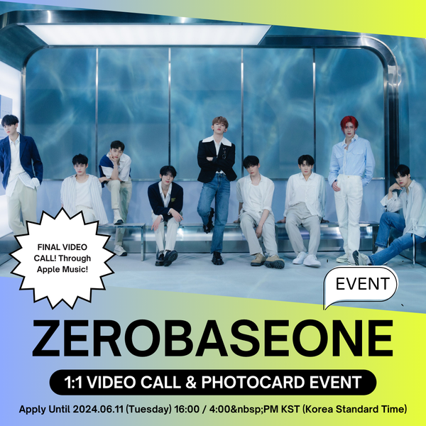 [6/24 1:1 VIDEO CALL EVENT BY APPLEMUSIC] ZEROBASEONE - You had me at HELLO (ECLIPSE/SUNSHOWER ver. ALBUM) (PRE-ORDER)