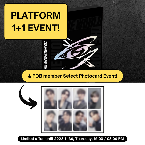 [1+1 & PHOTOCARD EVENT] ATEEZ: THE WORLD EP.FIN : WILL, PLATFORM VER.