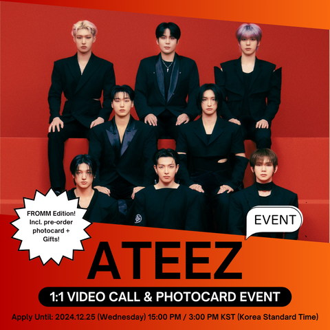 [12/28 1:1 VIDEO CALL EVENT BY FROMM] ATEEZ - GOLDEN HOUR: Part.2 (ALBUM ver.) (PRE-ORDER)