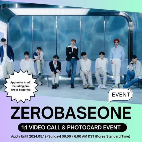 [6/01 1:1 VIDEO CALL EVENT BY APPLEMUSIC] ZEROBASEONE - You had me at HELLO (DIGIPACK) (PRE-ORDER)