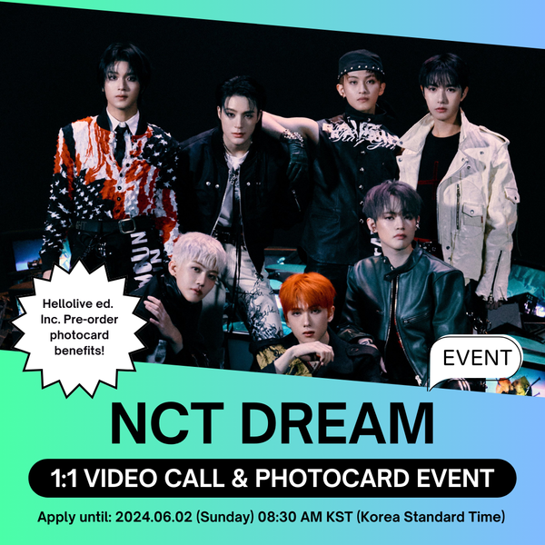 [6/08 1:1 VIDEO CALL EVENT BY HELLOLIVE] NCT DREAM - [DREAM( )SCAPE] (Photobook Ver.)(PRE-ORDER)