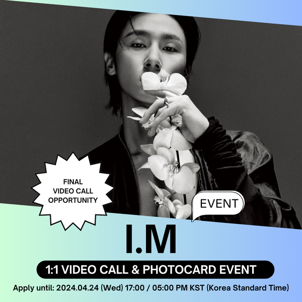 [4/28 1:1 VIDEO CALL EVENT BY FROMM] I.M - 3rd EP: Off The Beat [Random] (PRE-ORDER) FINAL EVENT
