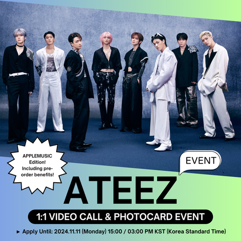 [11/23 1:1 VIDEO CALL EVENT BY APPLEMUSIC] ATEEZ - GOLDEN HOUR: Part.2 (ALBUM ver.) (PRE-ORDER)