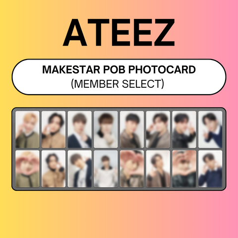 [MAKESTAR POB PHOTOCARD MEMBER SELECT] ATEEZ: THE WORLD EP.FIN : WILL