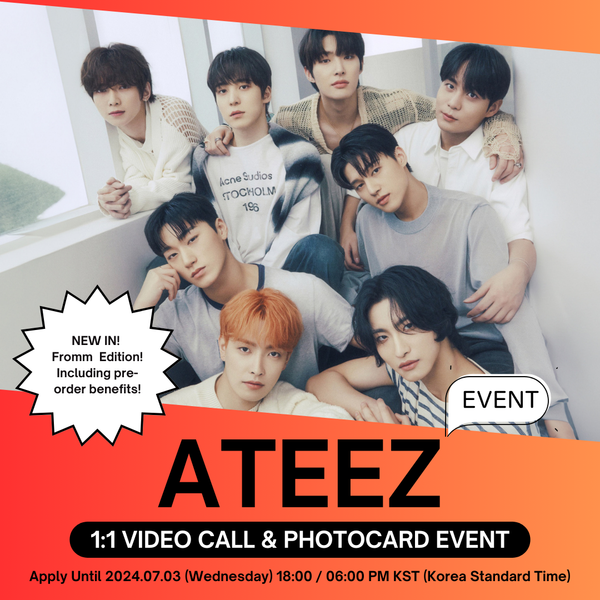 [7/18 1:1 VIDEO CALL EVENT BY FROMM] ATEEZ - [GOLDEN HOUR : Part.1] (DIGIPACK) (PRE-ORDER)