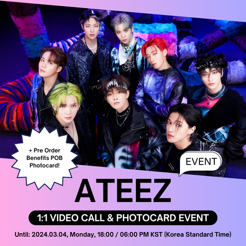 [3/9 1:1 VIDEO CALL EVENT BY DMCMUSIC] ATEEZ - THE WORLD EP.FIN : WILL (PRE-ORDER)