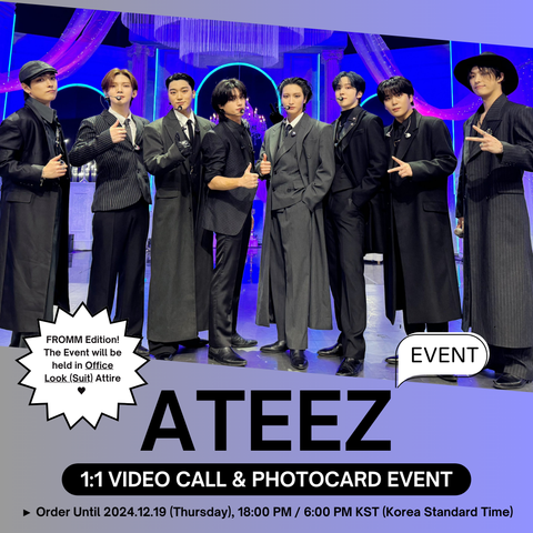 [12/22 1:1 VIDEO CALL EVENT BY FROMM] ATEEZ - GOLDEN HOUR: Part.2 (ALBUM ver.) (PRE-ORDER)