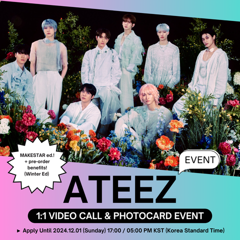 [12/07 1:1 VIDEO CALL EVENT BY MAKESTAR] ATEEZ - The 2nd Album [GOLDEN HOUR: Part.2] (POCAALBUM ver.)(PRE-ORDER)