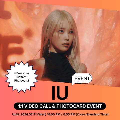 [3/21 1:1 VIDEO CALL EVENT BY APPLEMUSIC] IU 6th Mini Album [The Winning] (RANDOM ALBUM) + PHOTOCARD