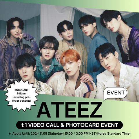 [11/21 1:1 VIDEO CALL EVENT BY MUSICART] ATEEZ - GOLDEN HOUR: Part.2 (DIGIPACK ver.) (PRE-ORDER)