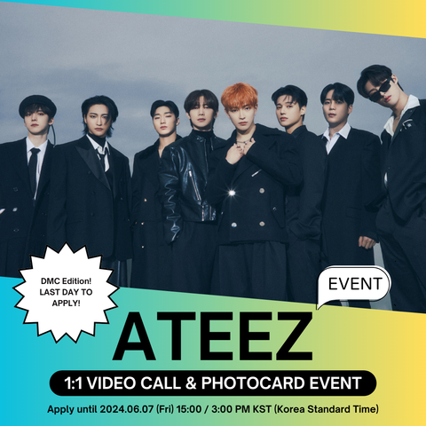 [6/14 1:1 VIDEO CALL EVENT BY DMC] ATEEZ - [GOLDEN HOUR : Part.1] (ALBUM) (PRE-ORDER)