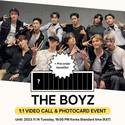 [1:1 VIDEO CALL EVENT - MINIRECORD] THE BOYZ - 2ND FULL ALBUM [PHANTASY] Pt.2 Sixth Sense (Platform Ver.)