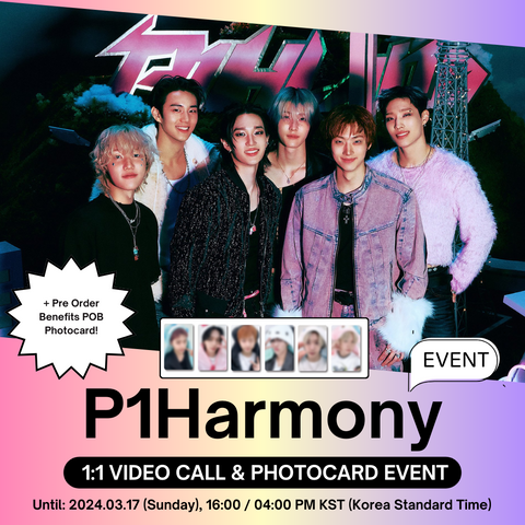 [3/23 1:1 VIDEO CALL EVENT BY JUMPUPENT] P1Harmony - 1ST ALBUM: KILLIN' IT (RANDOM) + PHOTOCARD PRE-ORDER