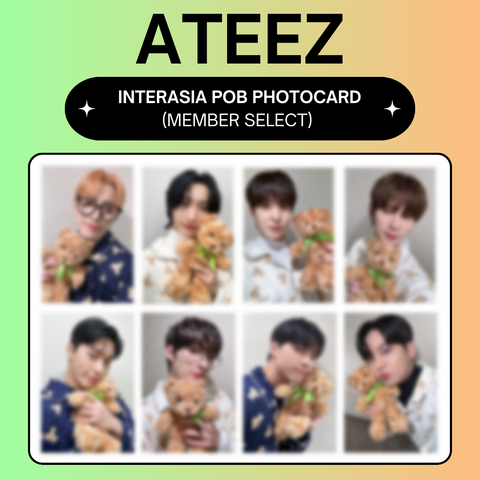 [INTERASIA POB PHOTOCARD MEMBER SELECT] ATEEZ: THE WORLD EP.FIN : WILL