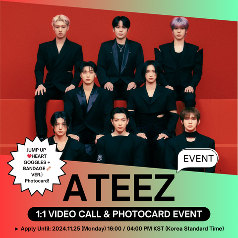 [12/18 1:1 VIDEO CALL EVENT BY JUMPUP] ATEEZ - GOLDEN HOUR: Part.2 (DIGIPACK ver.) (PRE-ORDER)