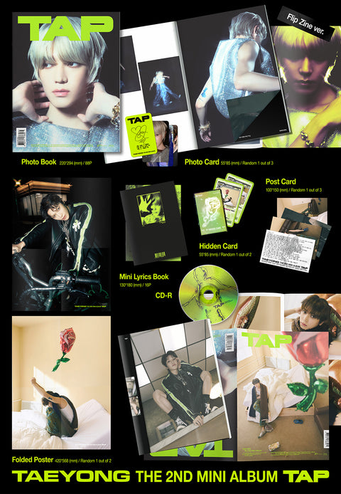 [3/05 1:1 VIDEO CALL EVENT BY WITHMUU] TAEYONG 2nd Mini Album 'TAP' (FLIP ZINE Ver.) + PHOTOCARD