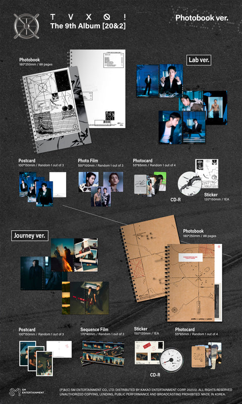 [1:1 VIDEO CALL EVENT - MMT] TVXQ! - The 9th Album ‘20&2’ (Photo Book Ver.) PRE-ORDER + Random Photocard