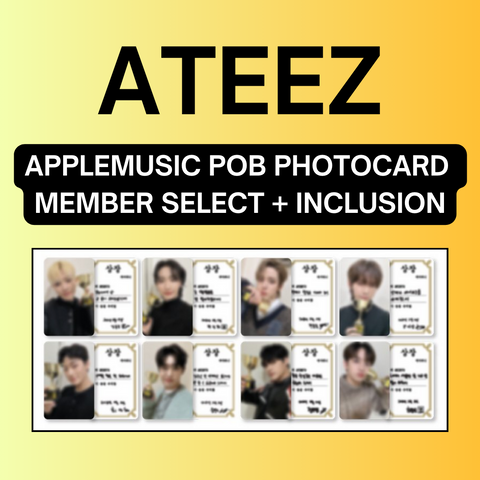 [APPLEMUSIC POB PHOTOCARD MEMBER SELECT - PART 3] ATEEZ: THE WORLD EP.FIN : WILL