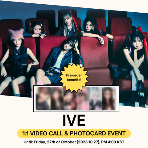 [1:1 VIDEO CALL EVENT - Applemusic] IVE - THE 1st EP [I'VE MINE] Random Album Pre-order