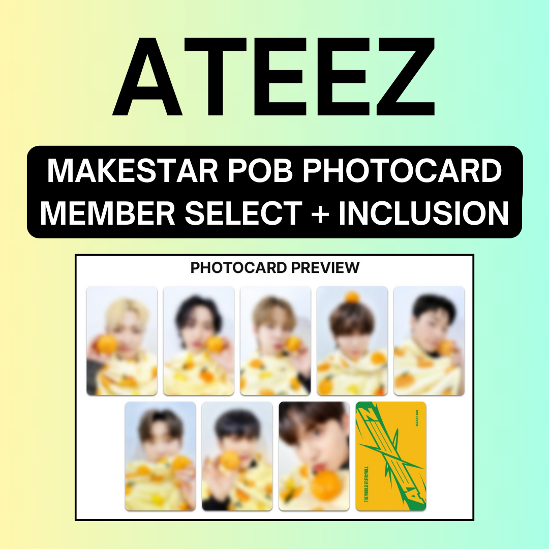 ATEEZ SEONGHWA Movement Makestar pob offers + album photocards