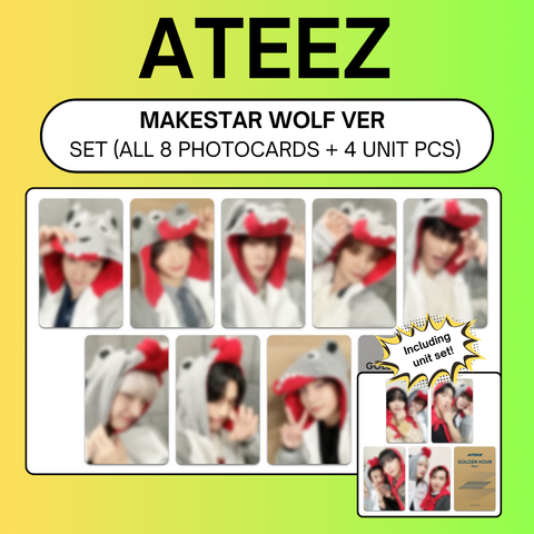 [6/19 MAKESTAR PHOTOCARD EVENT TWO VERS] ATEEZ - [GOLDEN HOUR : Part.1] (PRE-ORDER)
