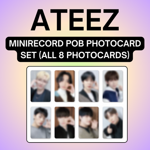 [2/16 MINIRECORD POB PHOTOCARD MEMBER SELECT EVENT] ATEEZ: THE WORLD EP.FIN : WILL