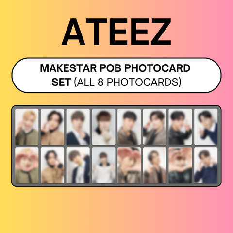 [MAKESTAR POB PHOTOCARD MEMBER SELECT] ATEEZ: THE WORLD EP.FIN : WILL