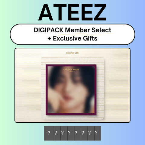 [9/11 WN EVENT] ATEEZ - GOLDEN HOUR: Part 1 DIGIPACK Select Ver. + Exclusive Gifts