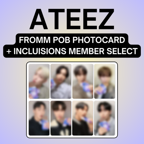 [FROMM POB PHOTOCARD MEMBER SELECT - PART 2] ATEEZ: THE WORLD EP.FIN : WILL