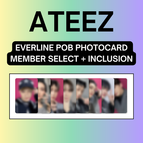 [EVERLINE POB PHOTOCARD MEMBER SELECT - PART 2] ATEEZ: THE WORLD EP.FIN : WILL