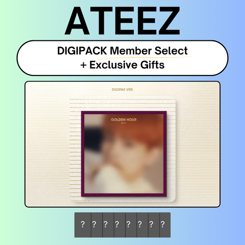 [9/11 WN EVENT] ATEEZ - GOLDEN HOUR: Part 1 DIGIPACK Select Ver. + Exclusive Gifts