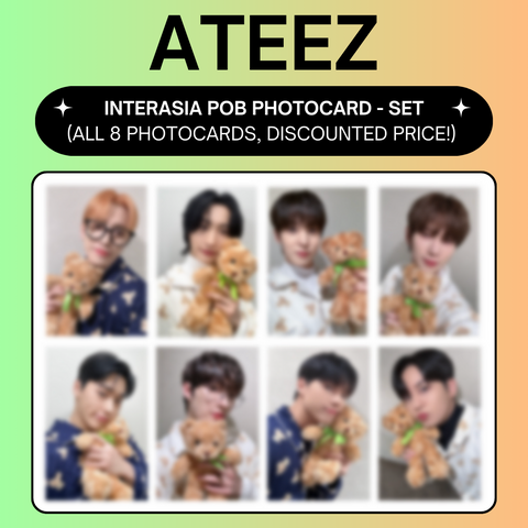 [INTERASIA POB PHOTOCARD MEMBER SELECT] ATEEZ: THE WORLD EP.FIN : WILL