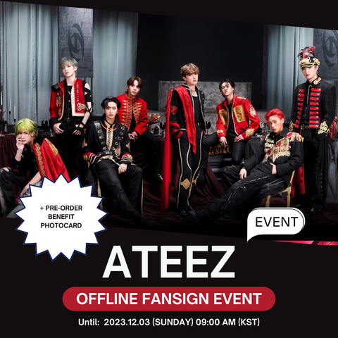 [FACE TO FACE FANSIGN EVENT BY APPLEMUSIC] ATEEZ THE WORLD EP.FIN : WILL ALBUM PRE-ORDER + RANDOM POB PHOTOCARD