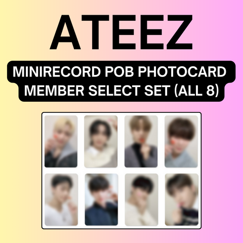 [2/4 MINIRECORD POB PHOTOCARD MEMBER SELECT EVENT] ATEEZ: THE WORLD EP.FIN : WILL