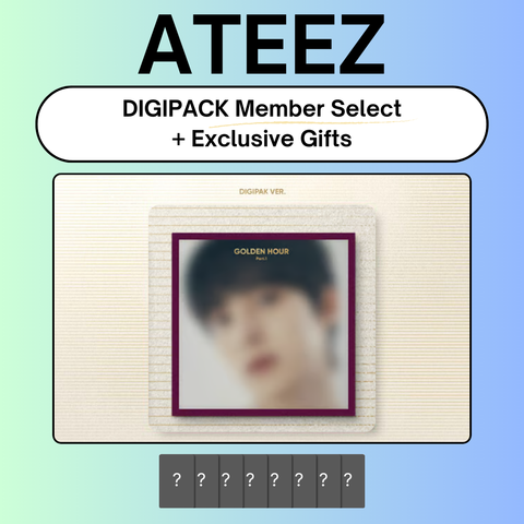 [9/11 WN EVENT] ATEEZ - GOLDEN HOUR: Part 1 DIGIPACK Select Ver. + Exclusive Gifts