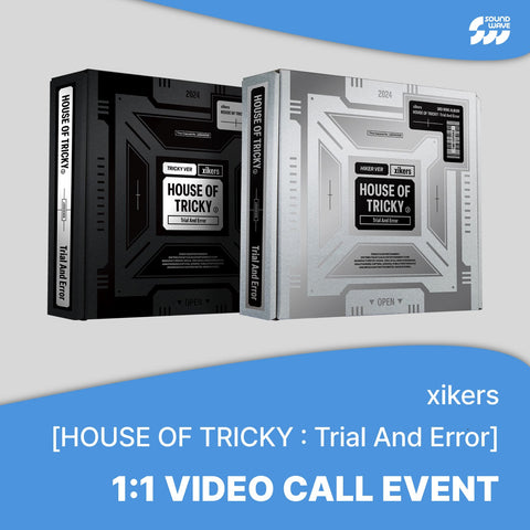 [6/16 LAST 1:1 VIDEO CALL EVENT BY SOUNDWAVE] XIKERS - 3RD MINI ALBUM 'HOUSE OF TRICKY: TRIAL AND ERROR' (ALBUM) (PRE-ORDER)
