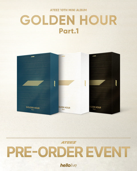 [HELLOLIVE PHOTOCARD EVENT] ATEEZ - Golden Hour : Part.1 (PRE-ORDER)