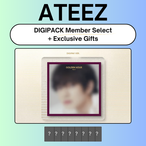 [9/11 WN EVENT] ATEEZ - GOLDEN HOUR: Part 1 DIGIPACK Select Ver. + Exclusive Gifts