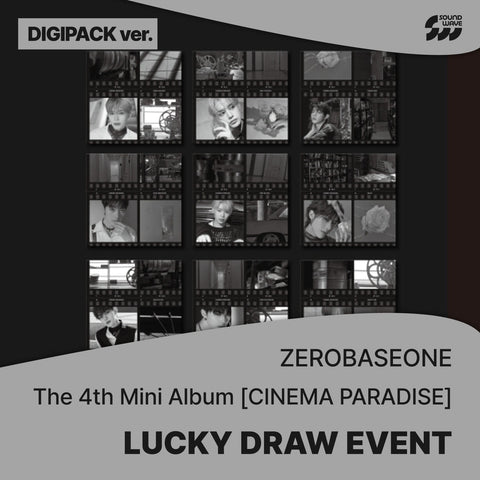 [9/25 SOUNDWAVE LUCKY DRAW EVENT] ZEROBASEONE The 4th Mini Album [CINEMA PARADISE] (ROMANCE Ver. DIGIPACK ver. ZEROSE ver.) (PRE-ORDER)