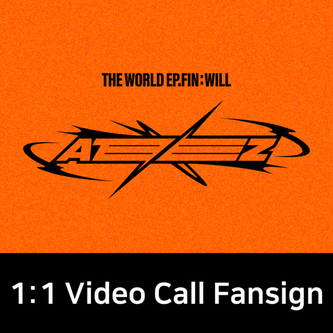 [1:1 VIDEO CALL EVENT BY MOKKETSHOP] ATEEZ [THE WORLD EP.FIN : WILL] ALBUM PRE-ORDER RANDOM POB PHOTOCARD