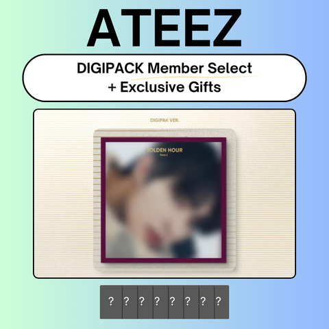 [9/11 WN EVENT] ATEEZ - GOLDEN HOUR: Part 1 DIGIPACK Select Ver. + Exclusive Gifts